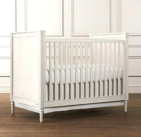 cribs restoration hardware bellina panel crib nursery design