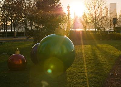 Friday Fotos: Variations on a giant Christmas tree ornament