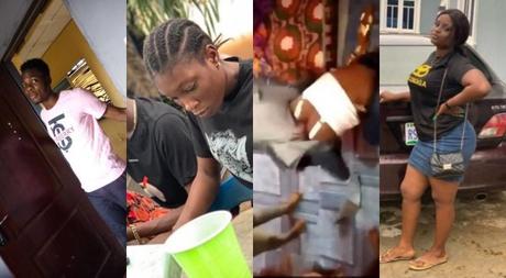 FUTA Students Who Teamed Up To Beat A 100 level Female Student Have Been Identified And Arrested (See Photos) FUTA Students Who Teamed Up To Beat A 100 level Female Student Have Been Identified And Arrested (See Photos)