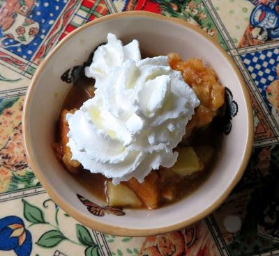 Caramel Apple Self-Saucing Pudding