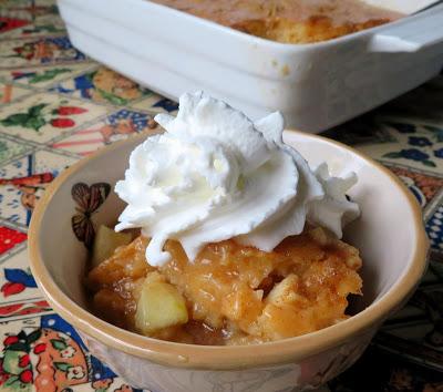 Caramel Apple Self-Saucing Pudding