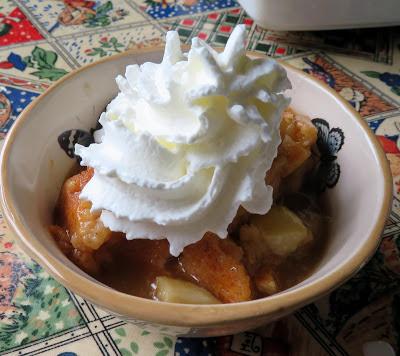 Caramel Apple Self-Saucing Pudding