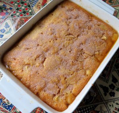 Caramel Apple Self-Saucing Pudding