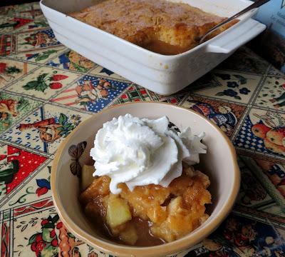 Caramel Apple Self-Saucing Pudding