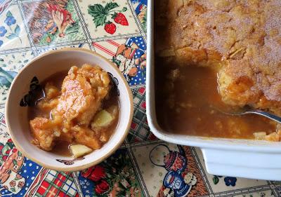 Caramel Apple Self-Saucing Pudding