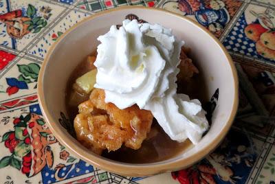 Caramel Apple Self-Saucing Pudding