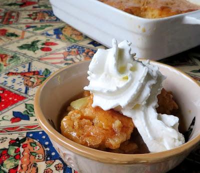 Caramel Apple Self-Saucing Pudding