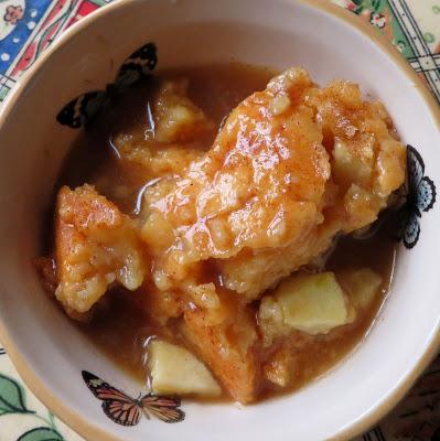 Caramel Apple Self-Saucing Pudding