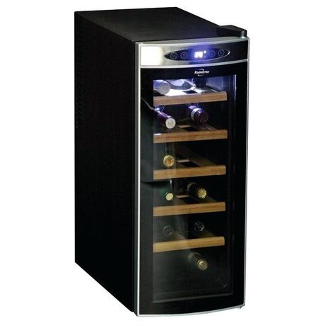 12 wine fridge undercounter bottle single zone freestanding cooler