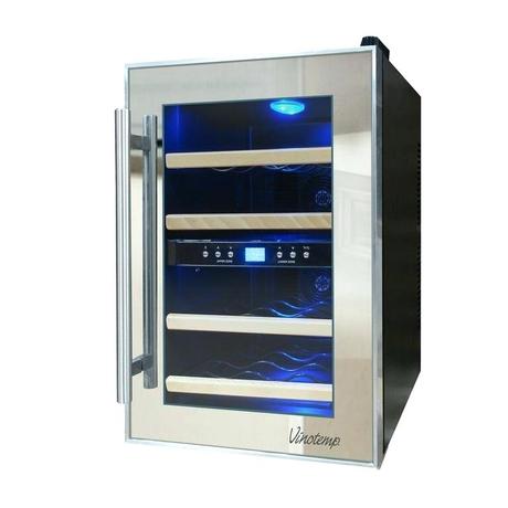 12 wine fridge cooler undercounter bottle dual zone freestanding