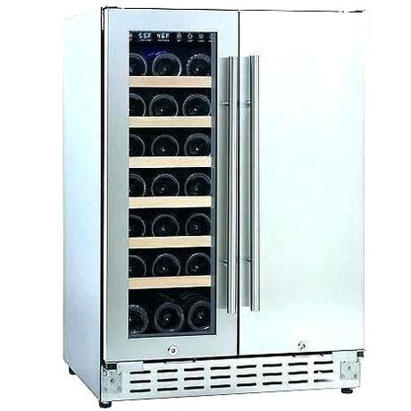 12 wine fridge inch deep cooler dual zone bottle review