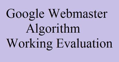 google, webmaster, algorithm