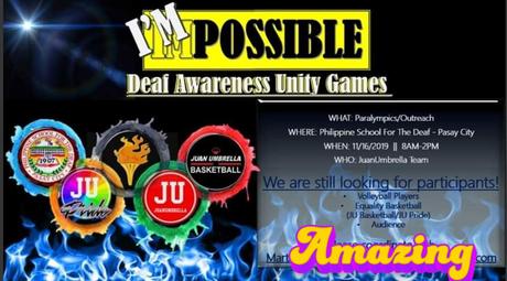 🏐 I’m Possible – A Unity Game and Outreach Program for Deaf Awareness Month.
