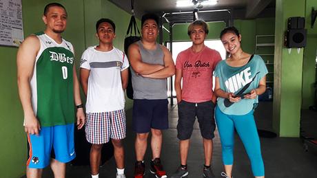 Pauline Mendoza at Reboot camp fitness