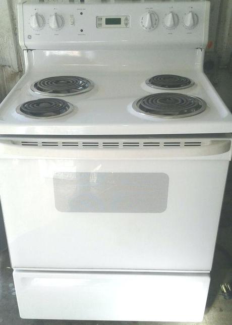 white ge oven double electric range ran stove for sale in fort worth