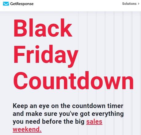 Getresponse Black Friday Sale 2019: 40% OFF Deal for You