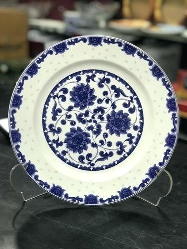 blue pattern china plates dinner set