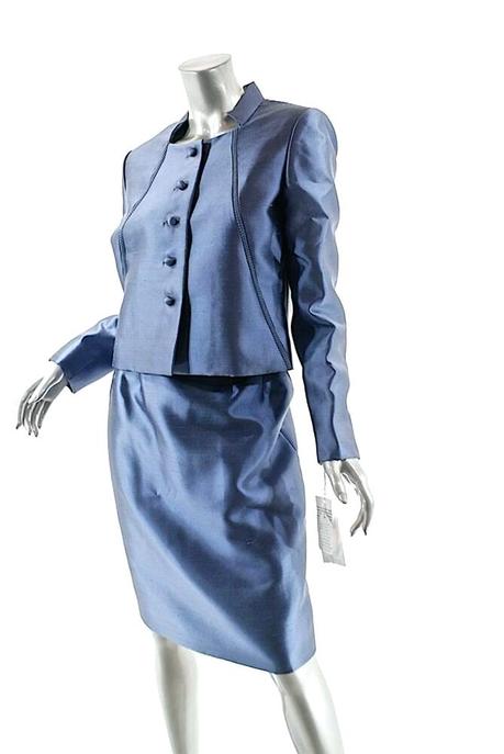 bill blass lamps canada lighting experts coupon code light periwinkle blue silk wool skirt suit macrame new w tag