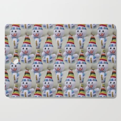 The different Christmas Gift Ideas Christmas Decorations Snowmen Cutting Board by spetenfia