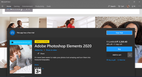 Download Adobe Photoshop Elements From Microsoft Store For Windows 10 At 40 Discounted Price Paperblog