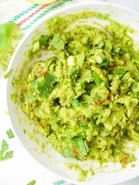 Healthy Guacamole Recipe with Chipotle Peppers