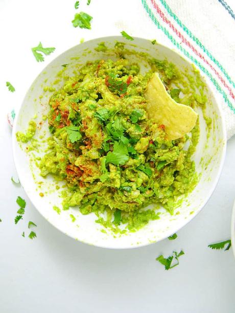 Healthy Guacamole Recipe with Chipotle Peppers