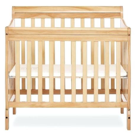 natural finish cribs wood baby dream on me 4 in 1 convertible mini crib n