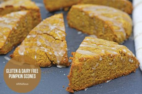 Gluten & Dairy Free Pumpkin Scones (Paleo Friendly)