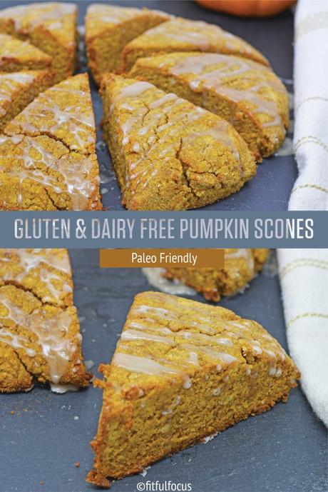 Gluten & Dairy Free Pumpkin Scones (Paleo Friendly)