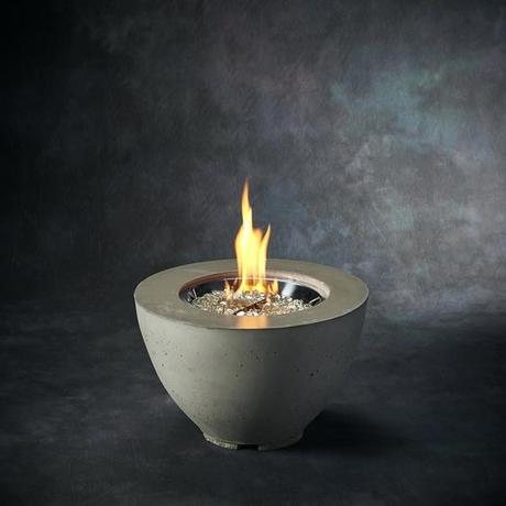 contemporary fire bowl cove gas