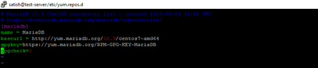 Install MariaDB on Red Hat 7 Operating System Install MariaDB on Red Hat 7 Operating System