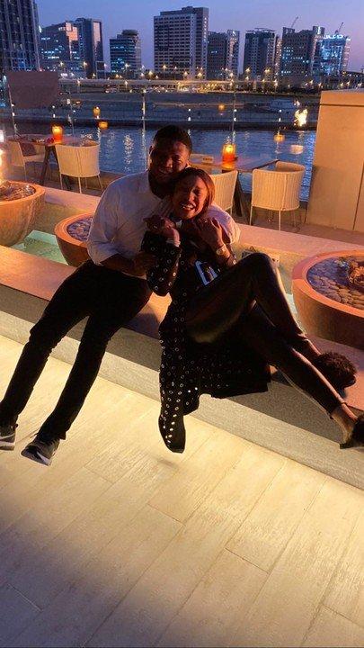 Tonto Dikeh finally reveals her mystery boyfriend in Dubai? Spends cozy moment with him (Photos)
