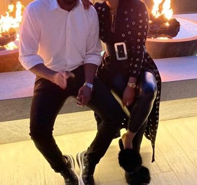 Tonto Dikeh finally reveals her mystery boyfriend in Dubai? Spends cozy moment with him (Photos)
