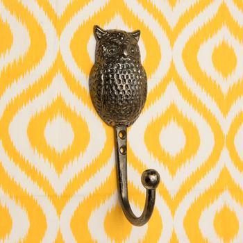 an owl shaped hook