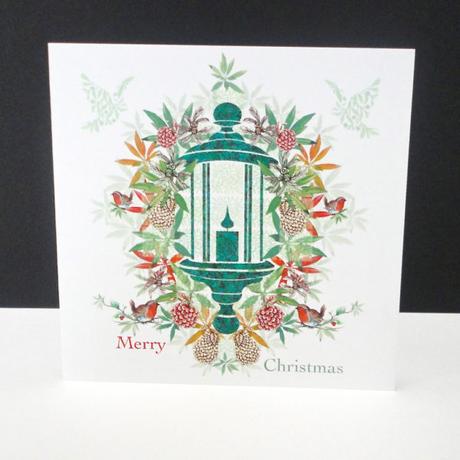 Christmas Day Lantern Single Card