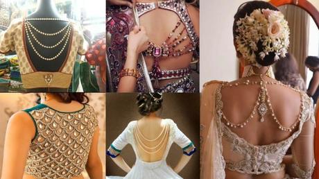 10 Stunning latest back neck blouse designs – Tips Clear Blog