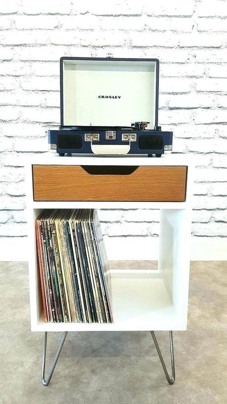 record player rack receiver vintage holder needle vinyl storage best