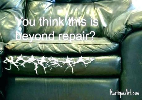 split leather sofa repair how much to