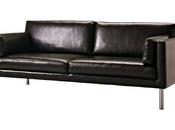 Split Leather Sofa