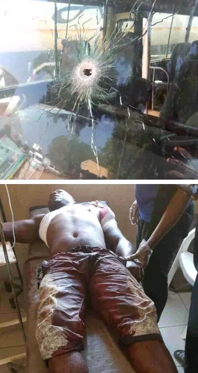 Armed Robbers Attack Players Of NPFL Club, Team Bus Driver Shot (Photos)
