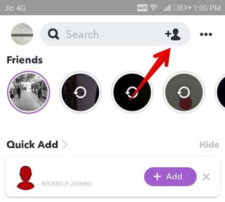 How To Find Someone On Snapchat Without Their Username? add-friend-in-snapchat