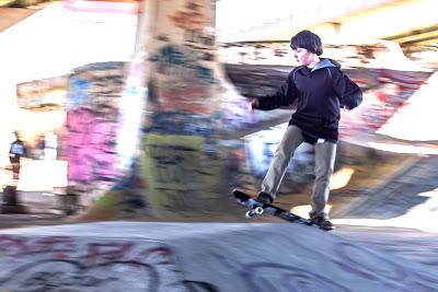 SK8er's gotta fly now