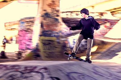 SK8er's gotta fly now