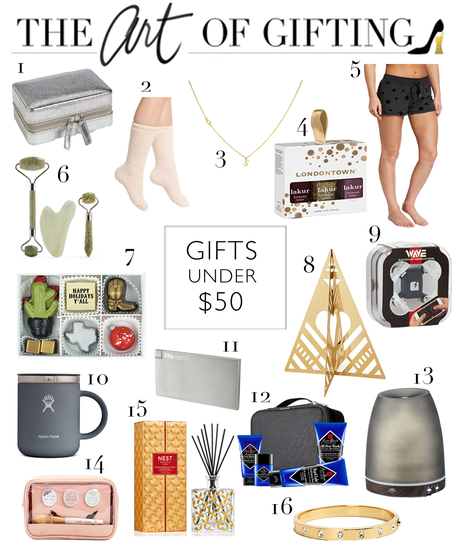 GIFT GUIDE // Holiday Gifts Under $50