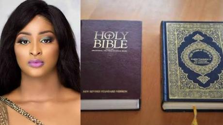 Actress Etinosa Smokes Using Bible Pages, Islamic Man Dares Her To Try It With Quran [Video]