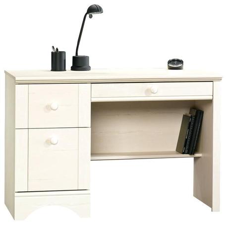 beach style desk office harbor view computer in antiqued white