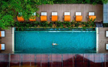 Pool at Nayara Springs Hotel in Arenal, Cost Rica