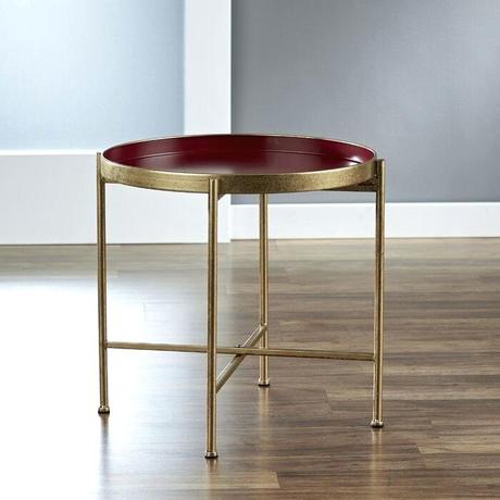 pop up tables gild tray table