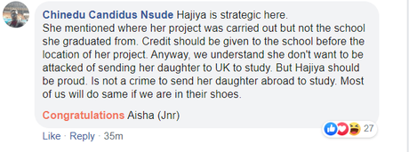 Buhari’s Daughter Graduates With First Class From UK University After Doing Final Year Project in Kebbi State (Photos)