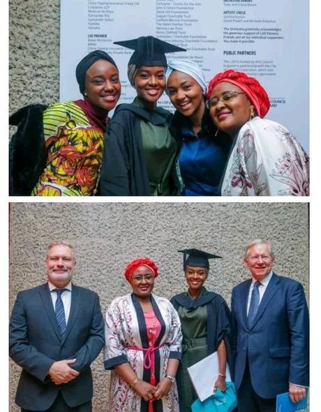 Buhari’s Daughter Graduates With First Class From UK University After Doing Final Year Project in Kebbi State (Photos)